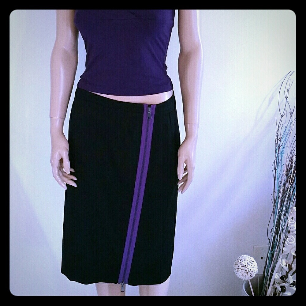 24hr SALE 🔥 New H&M Straight Pencil Skirt Sz 10 Punk Rock